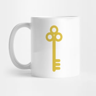 Vintage Gold Key Mug